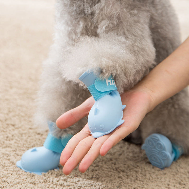 Cartoon pet waterproof rain boots