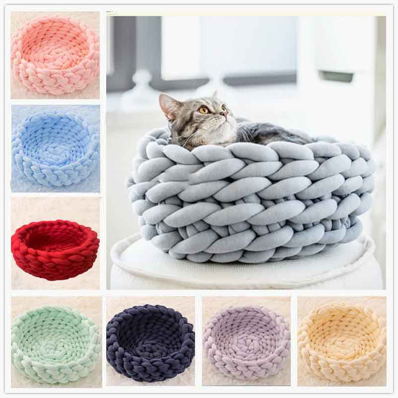 Soft Warm Cushion Cat Sleeping Bed