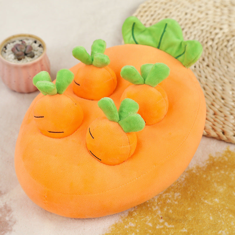 Interactive : Carrot pulling soft toy